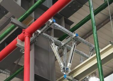 平利该抗震支架的整体式支吊架结构协调性好